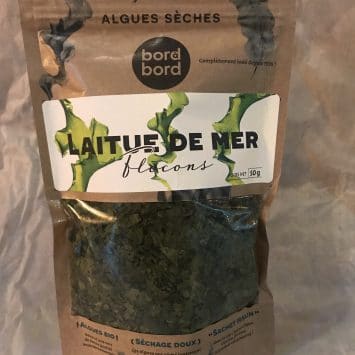 Laitue de mer déshydratée, l'oseille de la mer