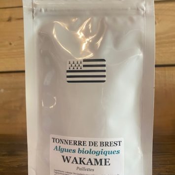 sachet de wakamé en paillettes