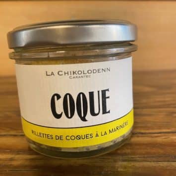 rillette de coque à la marinière